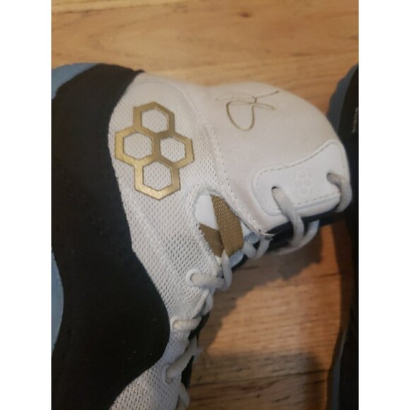 Rudis Jordan Burroughs Wrestling Shoes Mens Size 10.5 Black White - Picture 9 of 13